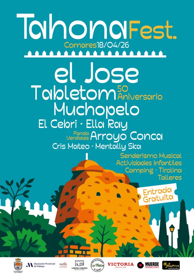 TAHONA FEST 2026 - EL JOSE - TABLETOM - MUCHOPELO - COMARES